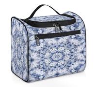 Art Mandala Travel Toiletry Bag for Women Men Kids Girls Boys 11.2 L Big Cosmetic Makeup Bag Hanging Wash Pouch Bag Toiletries Organizer Shower Bag