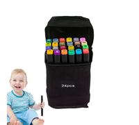 Art Marker Set - Bundle for Graphic Drawing, Expressive Visual Pens Twinpoints, Colour Saturation Tools with Soft Tips | Detail Line for Shading Planning that Typography