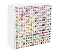 Art Markers Storage Rack,Marker Organizer Hold 240 Markers Thicker PVC Board Universal Marker Pen Storage Organiser Adjustable Dividers Marker Pen Organizer Holder for Home Office Desk (240 Slots)