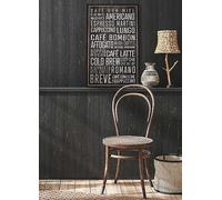 Art Marketing Coffee House Framed Print Wall Art White