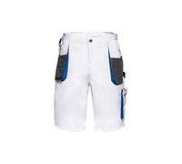ART.MAS White Shorts Men Work, Half Elastic Waist, Triple Stitched Cordura Reinforcing Stress Points, Phenomenal Adult Workwear Shorts (42/44 Inch - 60 EU)