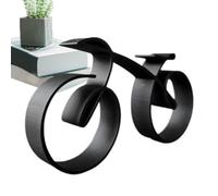 Art - Minimalistic Wire Statue, Frame Style Cycle Ornament | metalic Riding Silhouette Wall Art, Unique Statue with Intricate Detail, Abstract Cycle Artwork for Contemporary Home