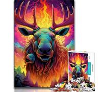 Art Moose Jigsaws 1000 Pieces for Teenagers,Educational Games Home Decoration Deal As Gifts for The Whole Family (50x75cm)