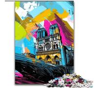 Art Notre Dame De Paris 1000 Piece Jigsaw Puzzles for Teenagers Gifts, Challenging Difficult Deal As Gifts for The Whole Family (26x38cm)