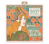 Art Nouveau 2027 Square Wall Calendar | Monthly Planner Featuring Classic Works by Alphonse Mucha, Georges de Feure, Verneuil & More