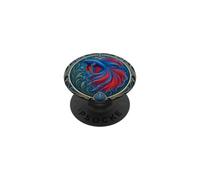 Art Nouveau Betta Fish Aquatic Lover Design PopSockets Adhesive PopGrip