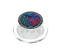 Art Nouveau Betta Fish Aquatic Lover Design PopSockets PopGrip for MagSafe