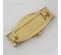 Art Nouveau Brass Letterbox