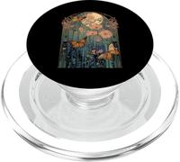 Art Nouveau Butterfly Garden Under the Moonlight Scene PopSockets PopGrip for MagSafe