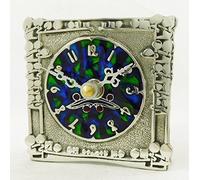 Art Nouveau Design Pewter Clock | Archibald Knox Style | Liberty | Silver Colour 8cm H | Made in England | AK7
