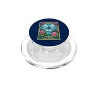 Art Nouveau Dragonfly Lotus Pond Nature PopSockets PopGrip for MagSafe