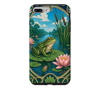 Art Nouveau Frog on Lily Pad Pond Nature Art Case for iPhone 7 Plus/8 Plus