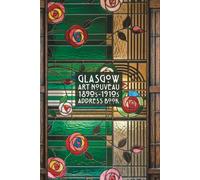 Art Nouveau ‘Glasgow Style’ Address Book, Telephone Directory, Contacts Book with Printed Alphabetical (A-Z) Indexing and Vintage Aesthetics: Matte ... Cream Pages, Size: 6" x 9" (152.4 x 228.6 mm)