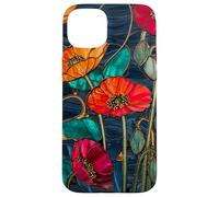 Art Nouveau Gothic Flowers Celestial Floral Boho Garden Arts Case for iPhone 15 Plus