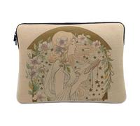 Art Nouveau Gypsy Elegant Modern Decorative Print Design Laptop Case for Computer and Tablet - 14-15 Inches - Printed in France