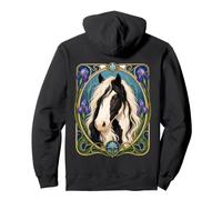 Art Nouveau Gypsy Vanner Horse Pullover Hoodie