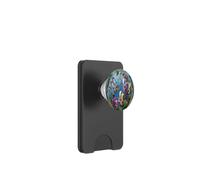 Art Nouveau Hummingbird Moth with Honeysuckle Flowers PopSockets PopWallet for MagSafe