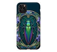 Art Nouveau Jewel Beetle Floral Insect Nature Lover Case for iPhone 11 Pro Max