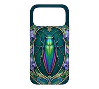 Art Nouveau Jewel Beetle Floral Insect Nature Lover Case for iPhone 17 Pro Max