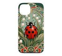 Art Nouveau Ladybug Lily of Valley Botanical Case for iPhone 13