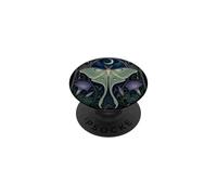 Art Nouveau Luna Moth Moon Morning Glory Design PopSockets Adhesive PopGrip