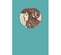 Art Nouveau Notebook: 6x9 Art Nouveau style journal with 100 lined pages inspired by the art work of Alphonse Mucha
