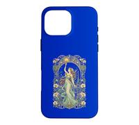 Art Nouveau Paris Goddess Floral Night Sky Art Case for iPhone 16 Pro Max