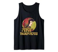 Art Nouveau Portrait Logo with Classic Female Profile Tank Top