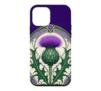 Art Nouveau Scottish Thistle Botanical Design Case for iPhone 12 mini