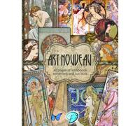 Art Nouveau scrapbook and ephemera book: 40 pages of scrapbooking ephemera and cut-outs | junk journal | vintage collage