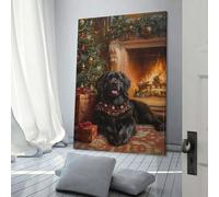 Art Nouveau Snow Bird in Winter Cheap Canvas Print Animal Lovers Living Room Canvas for Teens Girl Women Living Room Decoration 16x24inch(40x60cm)