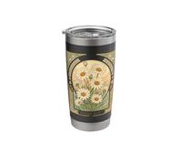 Art Nouveau Spring Daisy Stainless Steel Insulated Tumbler