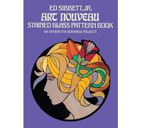 Art Nouveau Stained Glass Pattern Book