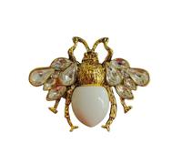 Art Nouveau Style Realistic Bee Beekeepers Brooch Pin Vintage Inspired Jewellery