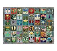 Art Nouveau Tiles 1000 Piece Puzzle Board Game - Brand New Sealed