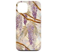 Art Nouveau Wisteria Floral Gothic Botanical Aesthetic Moody Case for iPhone 13