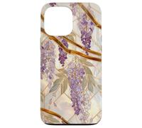Art Nouveau Wisteria Floral Gothic Botanical Aesthetic Moody Case for iPhone 13 Pro Max