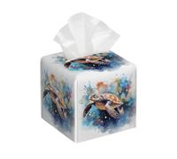 Art Ocean Sea Turtle Tissue Dispenser Tissue Organizer Modern Refined Napkin Organizer Holders For Night Stands Household Tabletop