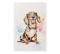 Art of Arora 2860 Dachshund Ceramic Tile Picture Plaque Wall Art 30 x 20cm