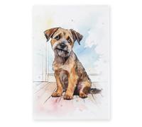 Art of Arora 2862 Border Terrier Ceramic Tile Picture Plaque Wall Art 30 x 20cm