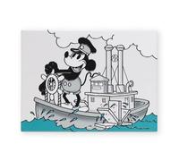 Art of Arora 2884 Steaming Ahead All at Sea Ceramic Tile Picture Plaque Wall Art 15 x 20cm