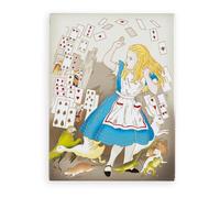 Art of Arora 2903 Alice in Wonderland Alice and Cards Ceramic Tile Picture Plaque Wall Art 20 x 15cm