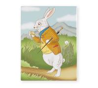 Art of Arora 2905 Alice in Wonderland White Rabbit Ceramic Tile Picture Plaque Wall Art 20 x 15cm