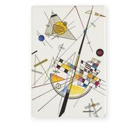 Art of Arora 2920 Delicate Tension by Wassily Kandinsky Ceramic Tile Picture Plaque Wall Art, 30 x 20cm, White
