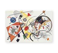 Art of Arora 2924 Transverse Line by Wassily Kandinsky Ceramic Tile Picture Plaque Wall Art, 20 x 30cm