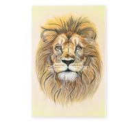 Art of Arora 2933 Lion Ceramic Tile Picture Plaque Wall Art, 30 x 20cm