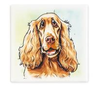 Art of Arora 2953 Cocker Spaniel Ceramic Coaster 10 x 10cm