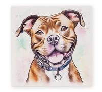 Art of Arora 2961 Staffordshire Bull Terrier Ceramic Coaster 10 x 10cm