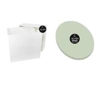 Art of cake® 12 inch Sage Masonite Cake Board and White TALL Cake Box (12" x 12" x 12")