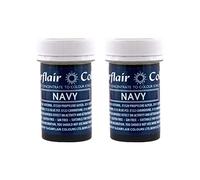 Art of Cake / Sugarflair Spectral Paste Concentrate Colouring - Navy 50g (2x25g), Navy,Red
